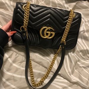 Black chain crossbody